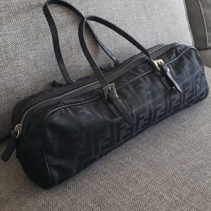 Authentic Fendi handbag black logo